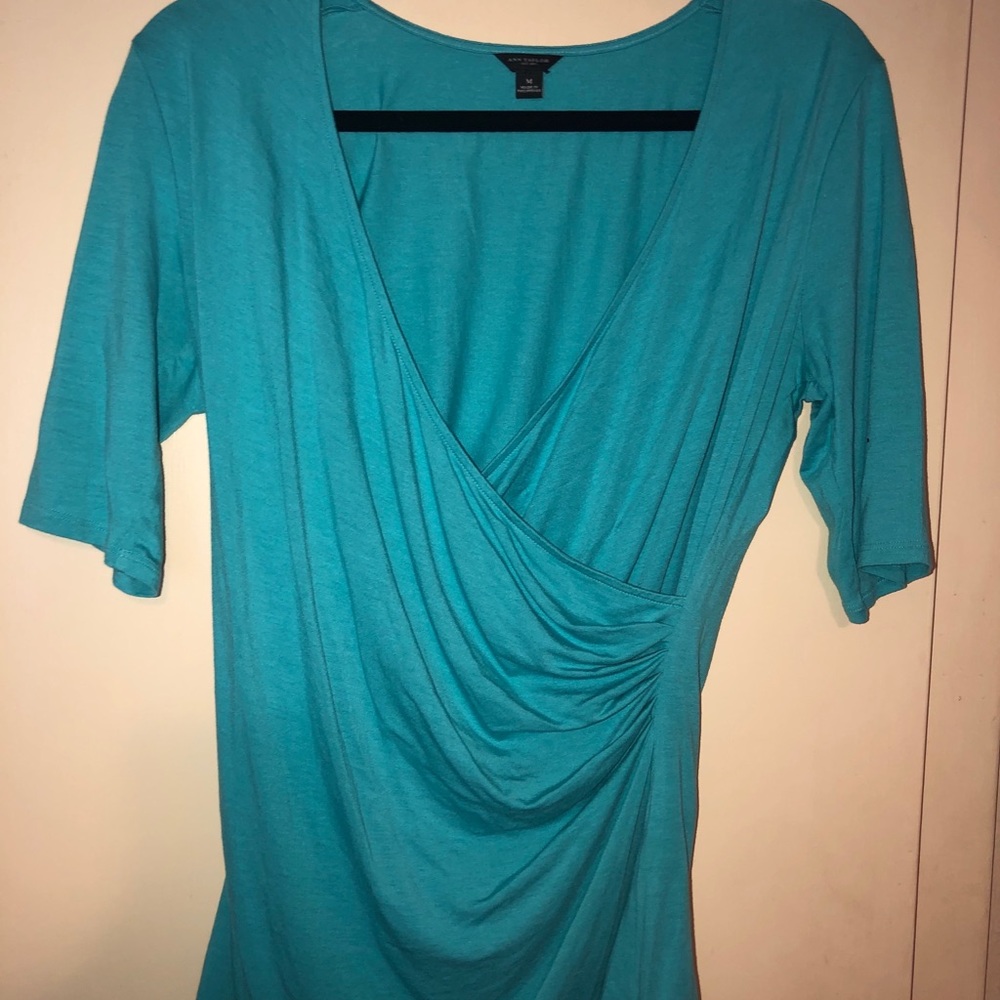 Ann Taylor teal tunic!! Great for work